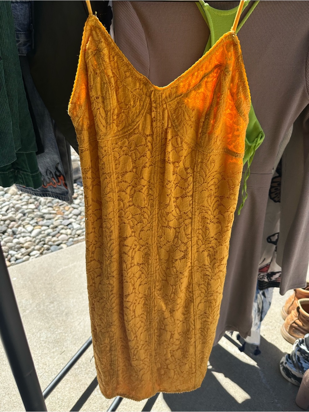 Free people mustard dress